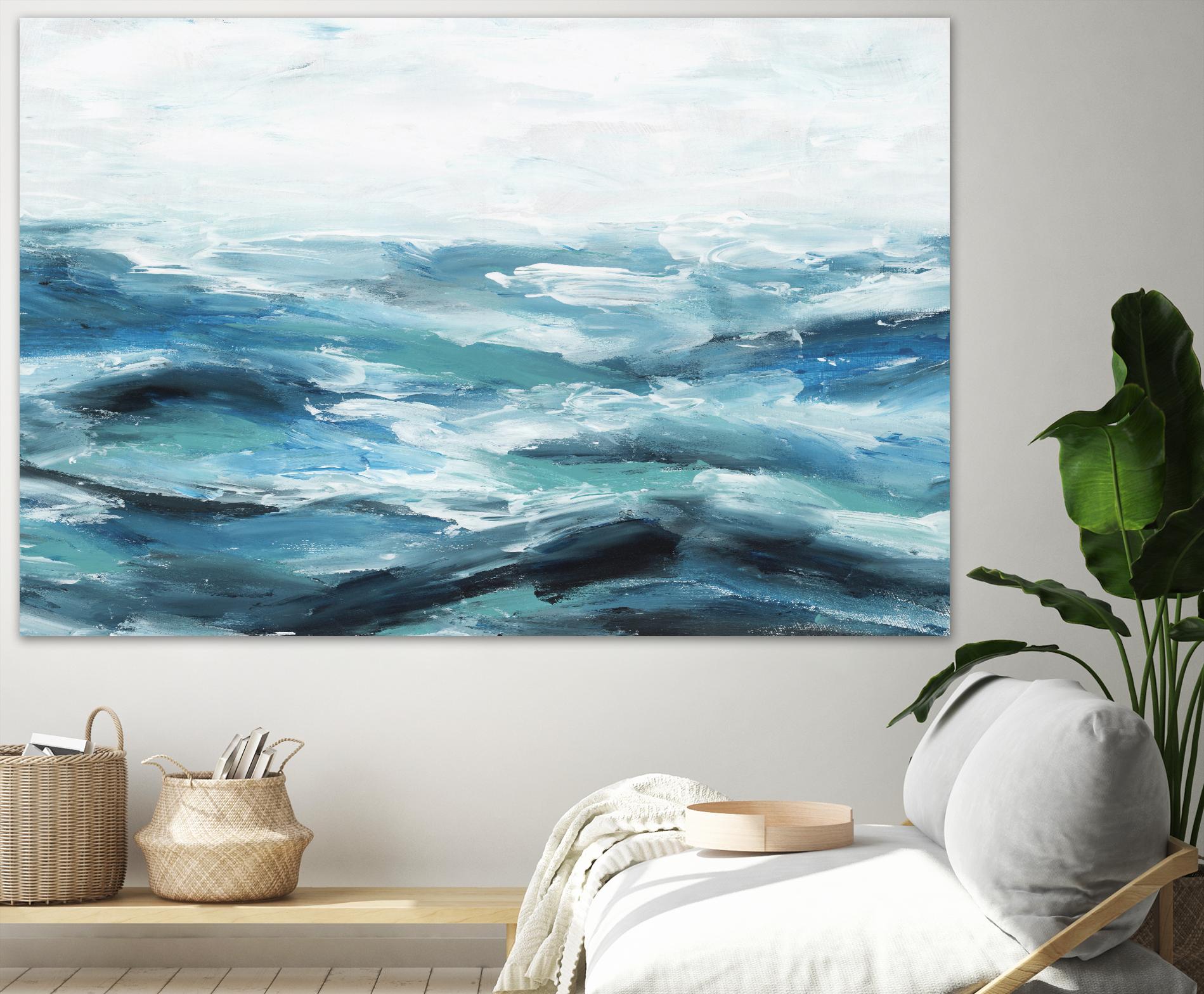 Oceanic I by Isabelle Z on GIANT ART - white sea scene