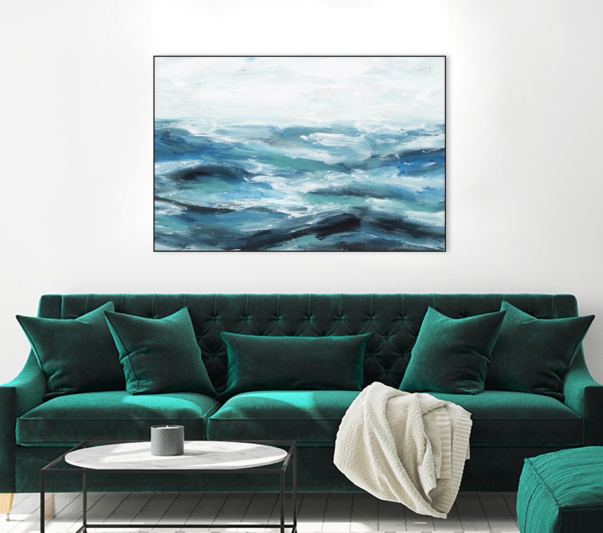 Oceanic I by Isabelle Z on GIANT ART - white sea scene