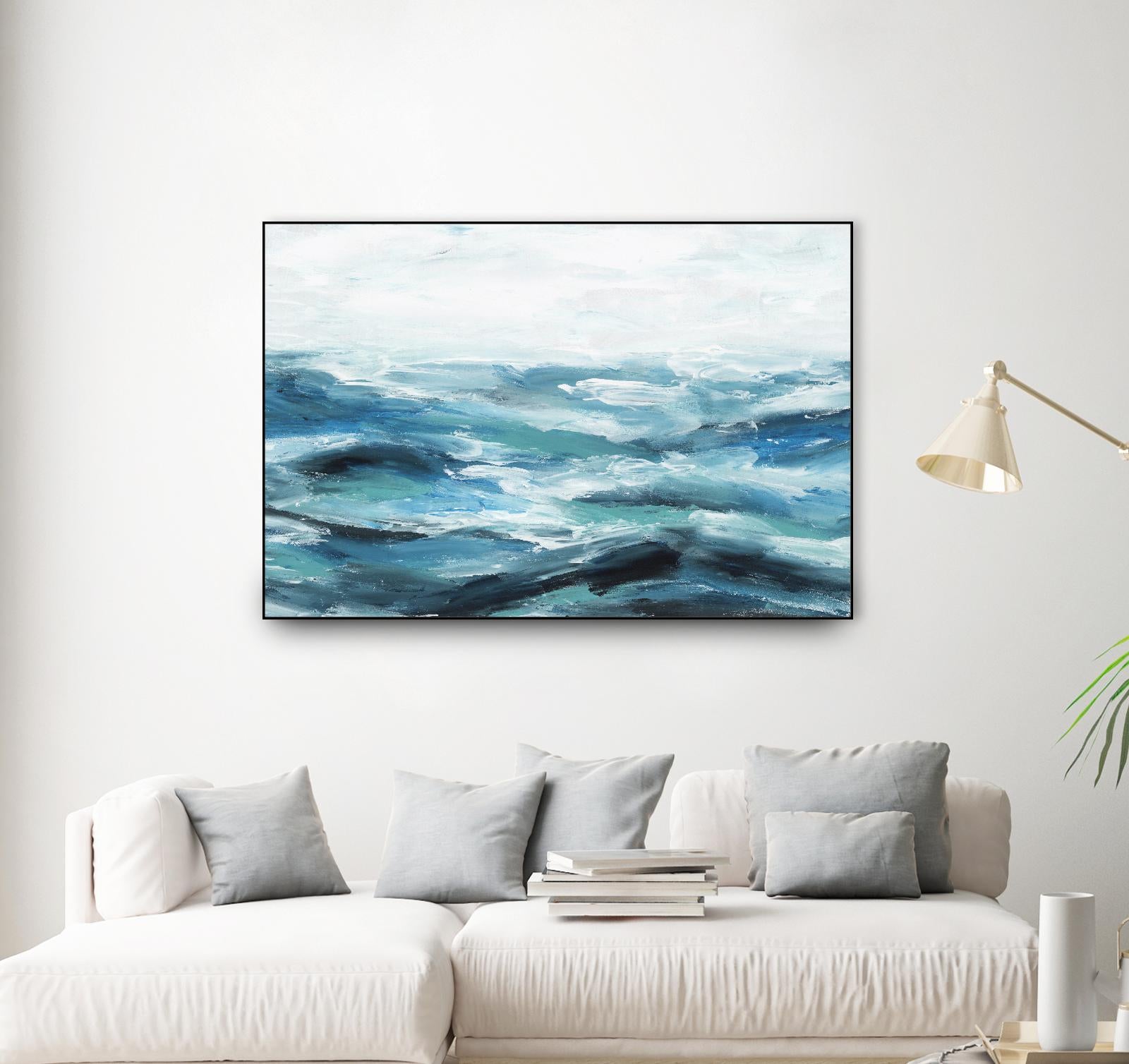 Oceanic I by Isabelle Z on GIANT ART - white sea scene
