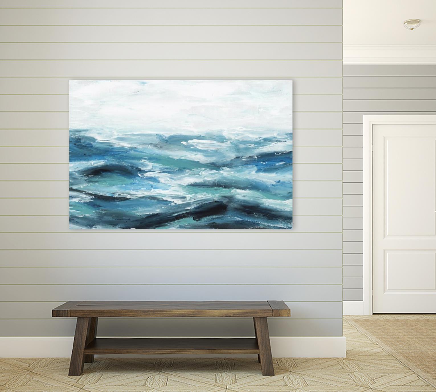 Oceanic I by Isabelle Z on GIANT ART - white sea scene