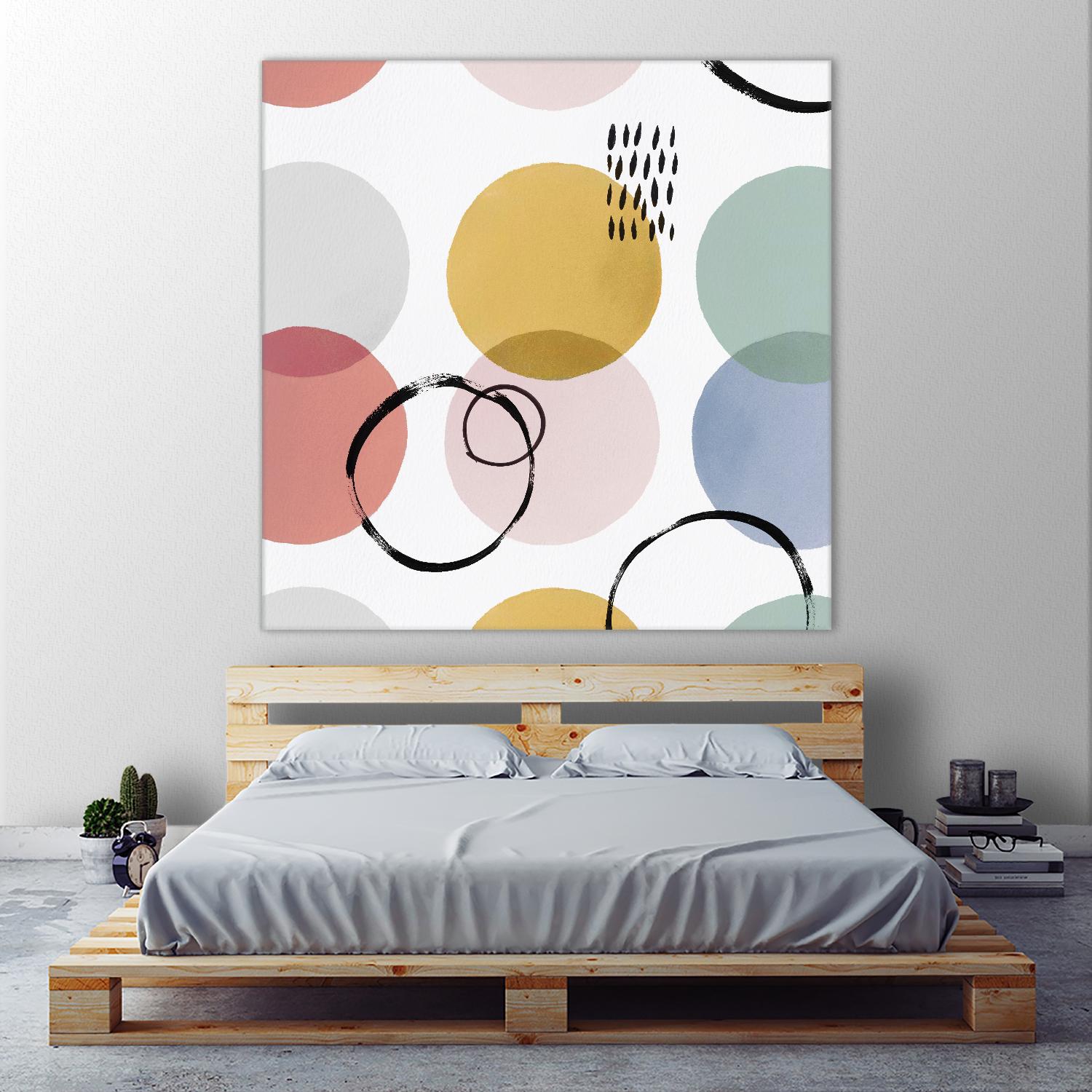 Colour Motion II by Isabelle Z on GIANT ART - red abstract