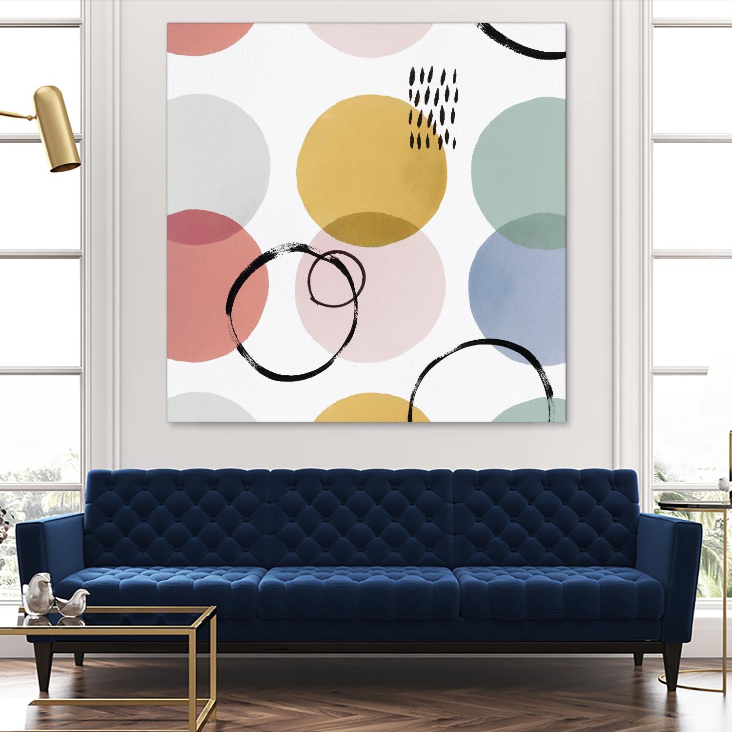 Colour Motion II by Isabelle Z on GIANT ART - red abstract