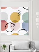 Colour Motion II by Isabelle Z on GIANT ART - red abstract