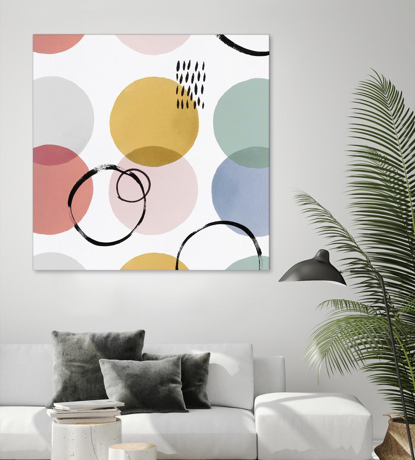 Colour Motion II by Isabelle Z on GIANT ART - red abstract