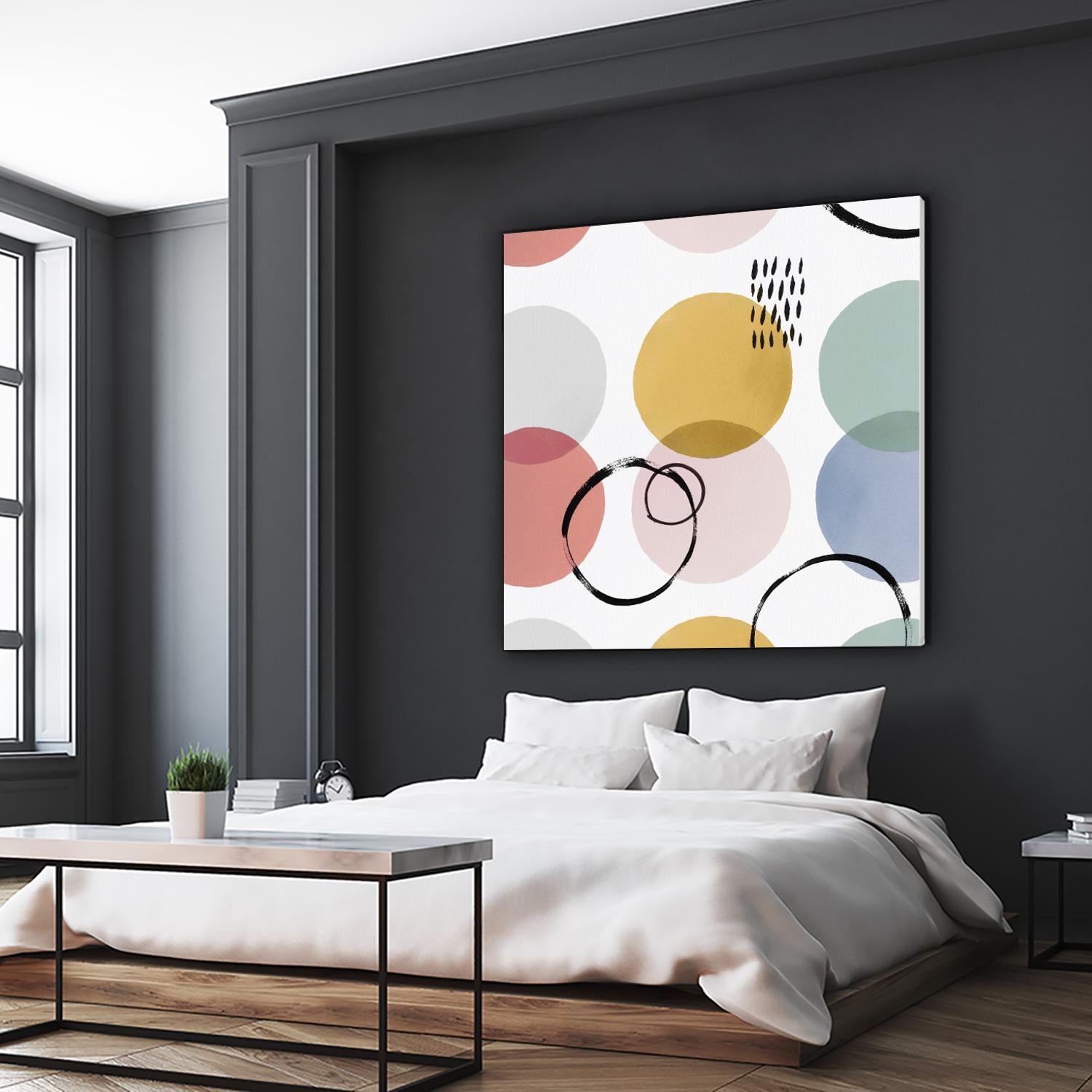 Colour Motion II by Isabelle Z on GIANT ART - red abstract