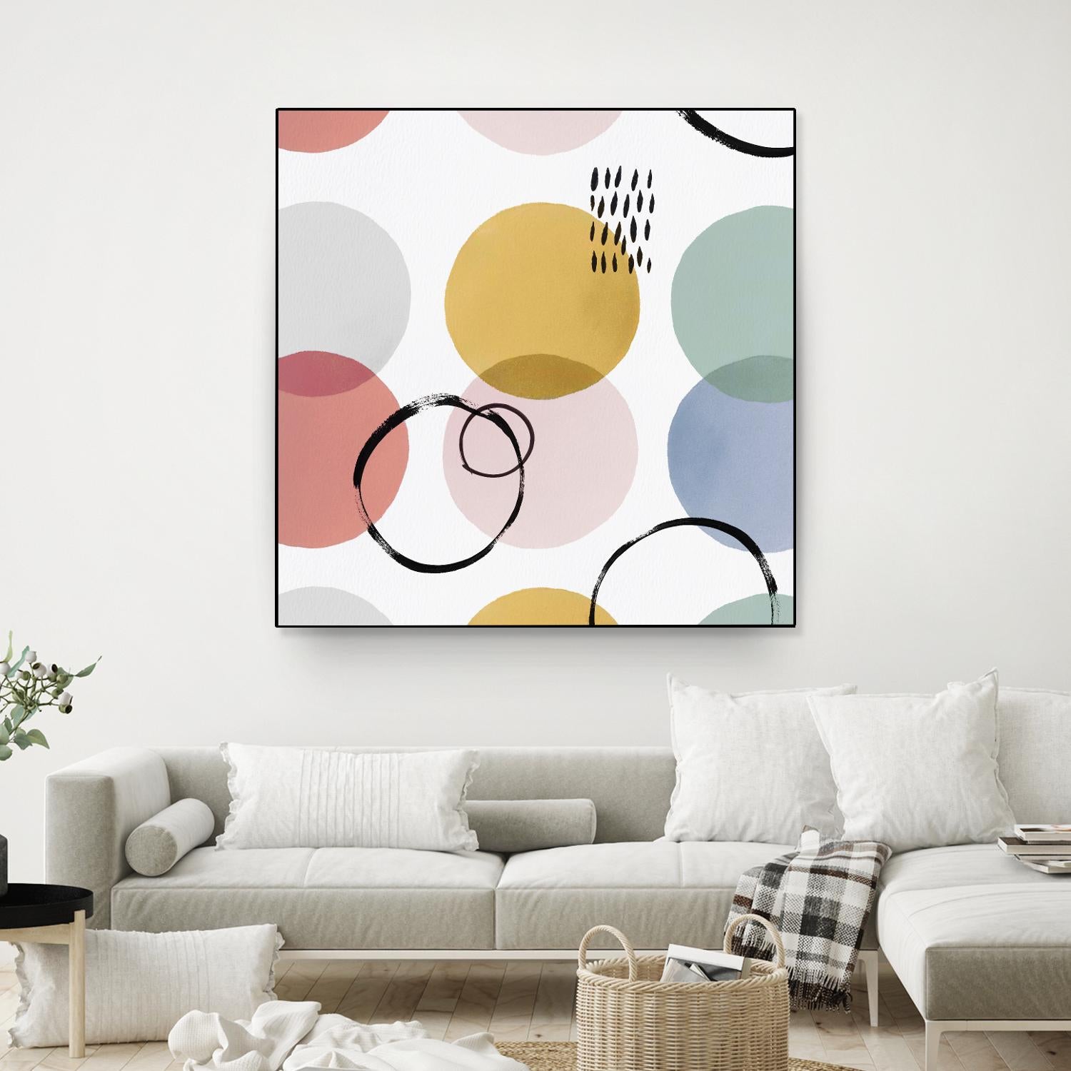 Colour Motion II by Isabelle Z on GIANT ART - red abstract