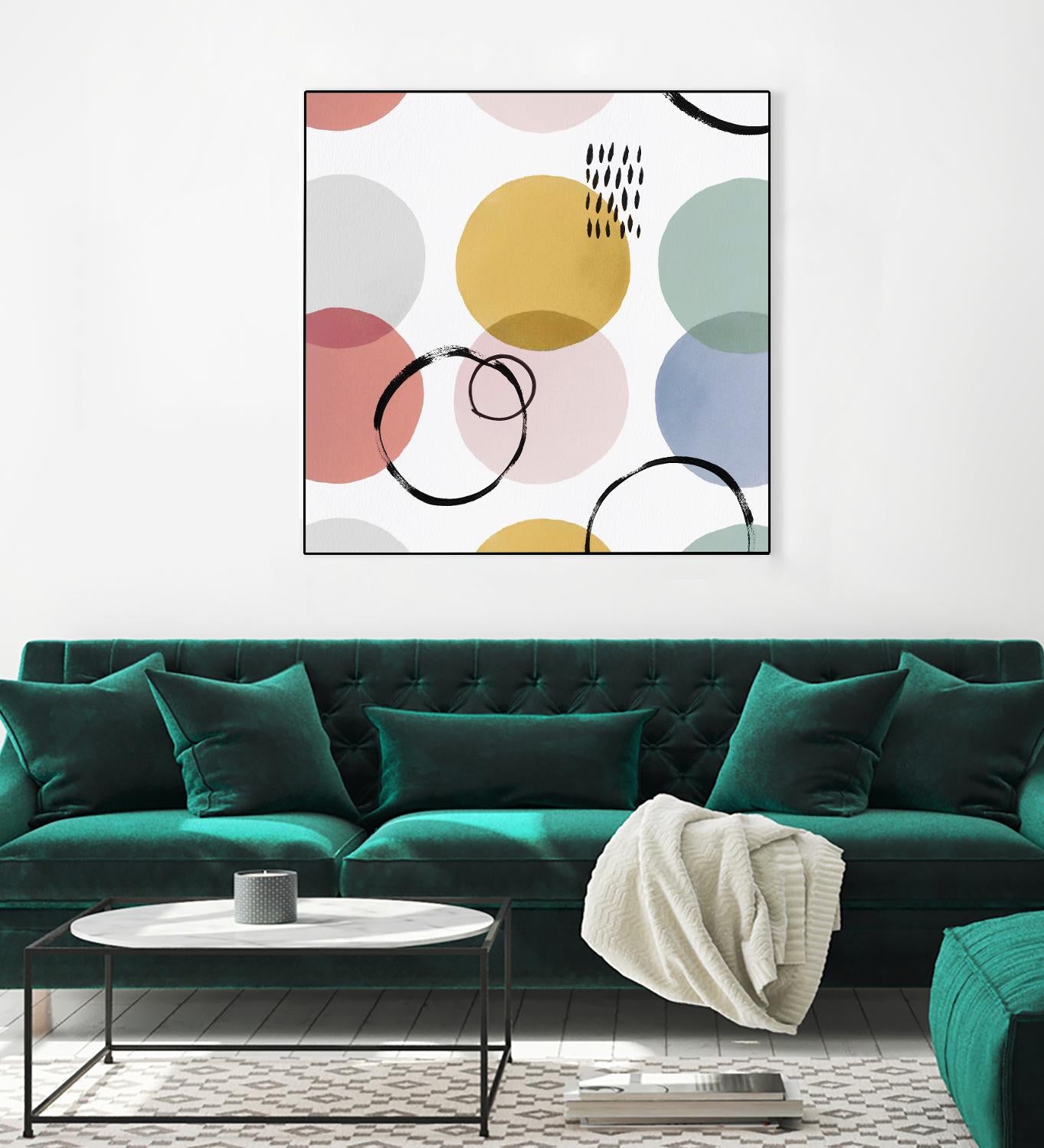 Colour Motion II by Isabelle Z on GIANT ART - red abstract