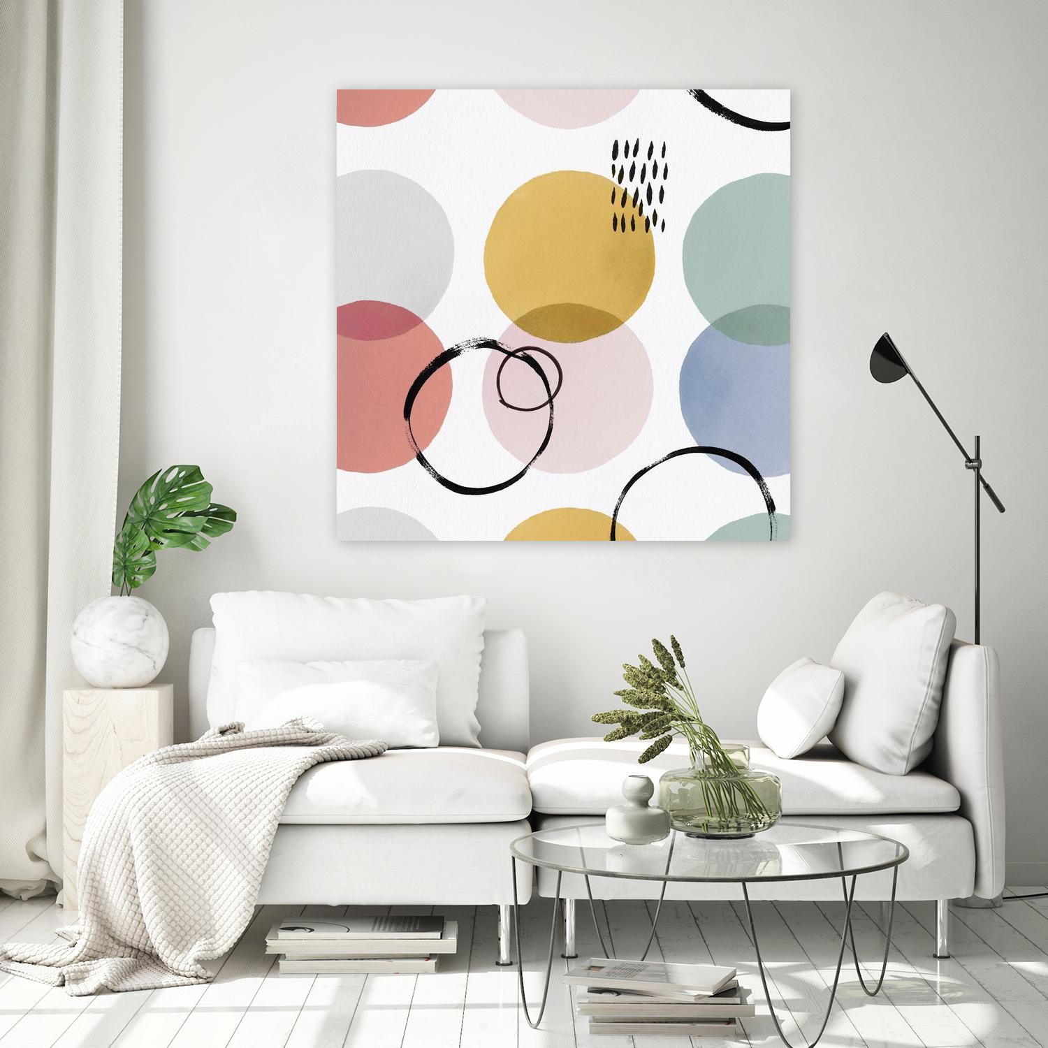 Colour Motion II by Isabelle Z on GIANT ART - pink shapes