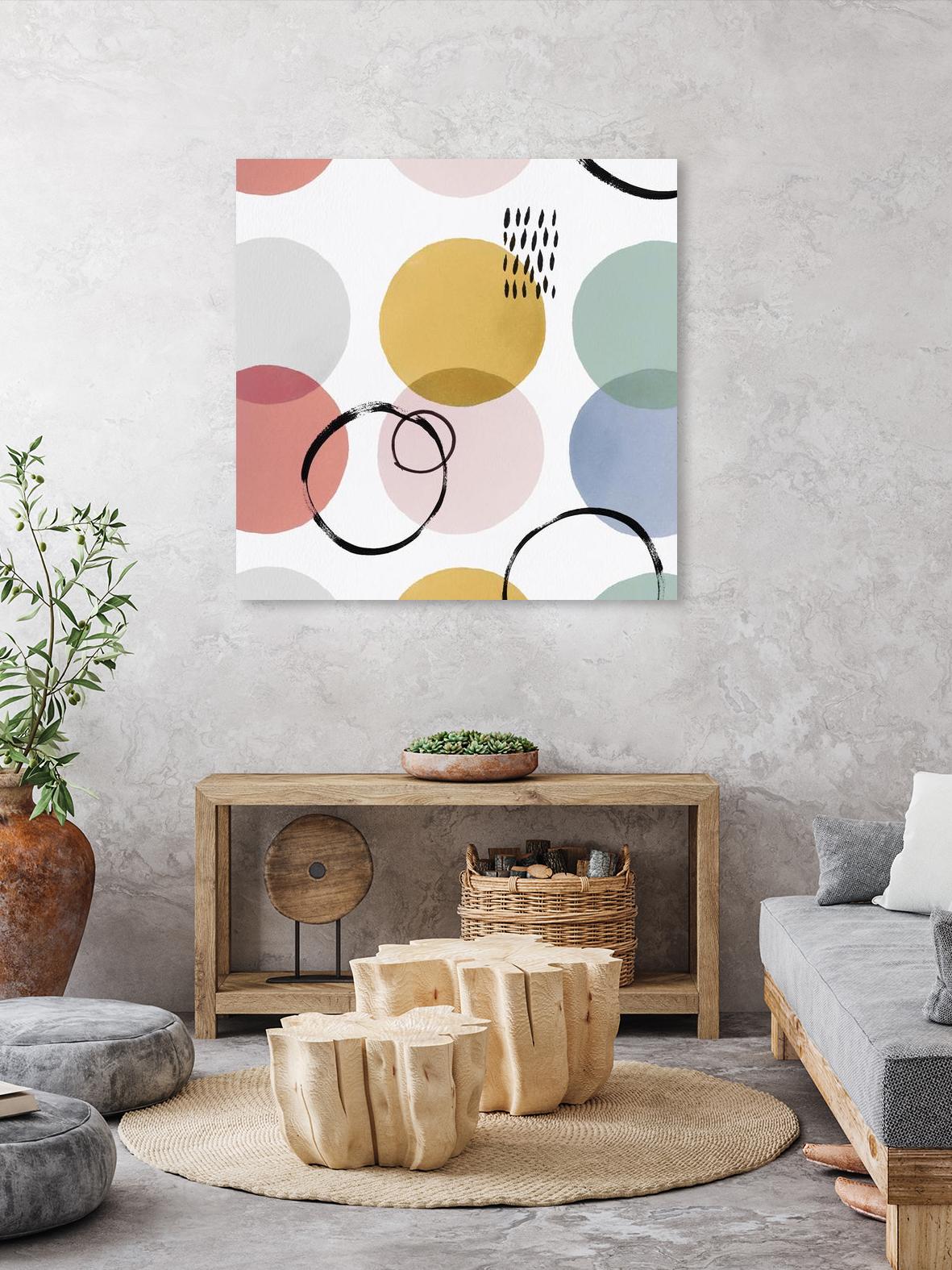 Colour Motion II by Isabelle Z on GIANT ART - pink shapes