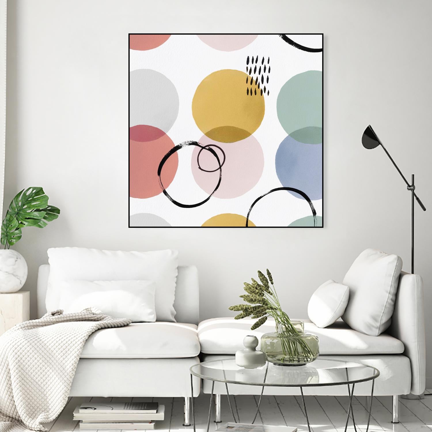 Colour Motion II by Isabelle Z on GIANT ART - red abstract