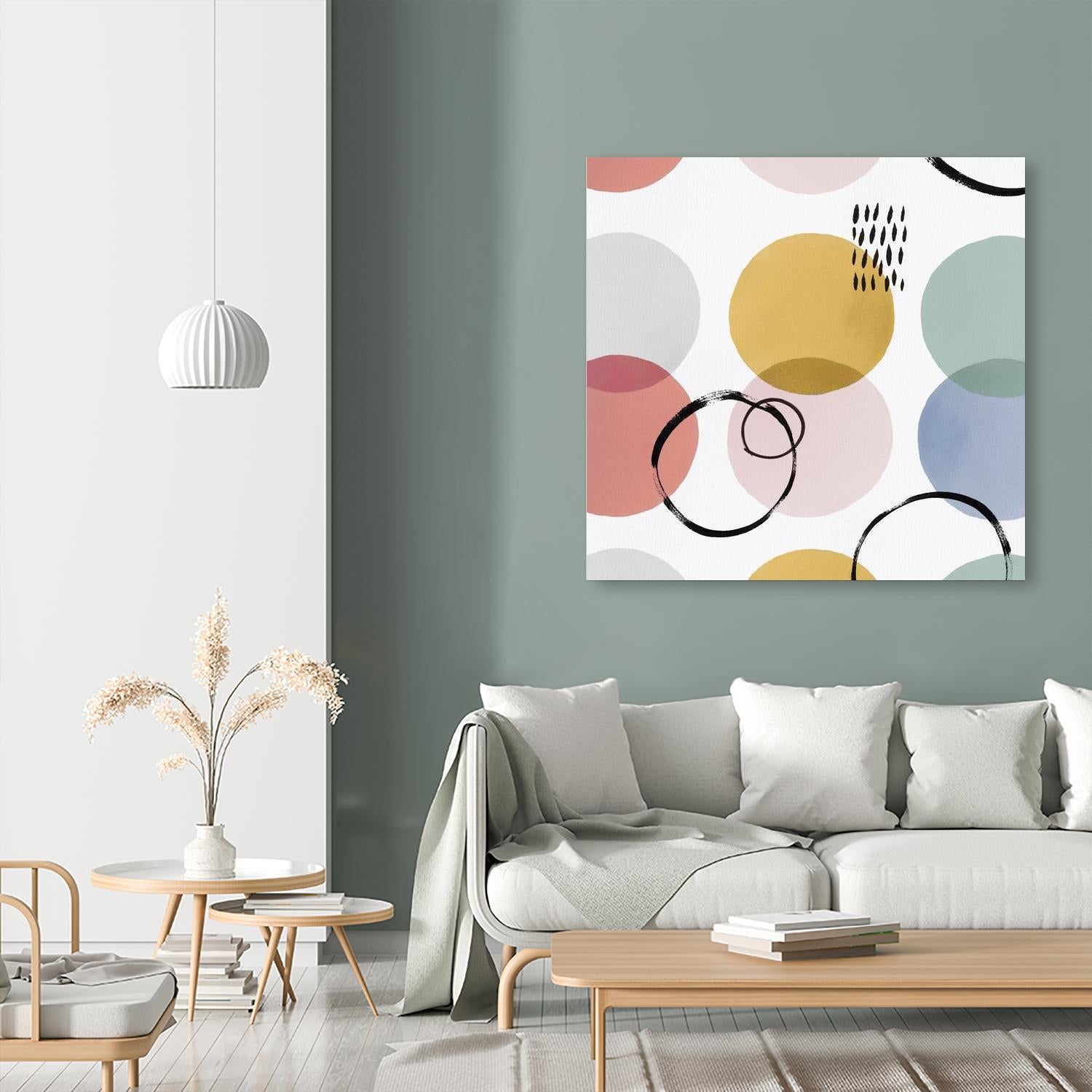 Colour Motion II by Isabelle Z on GIANT ART - pink shapes