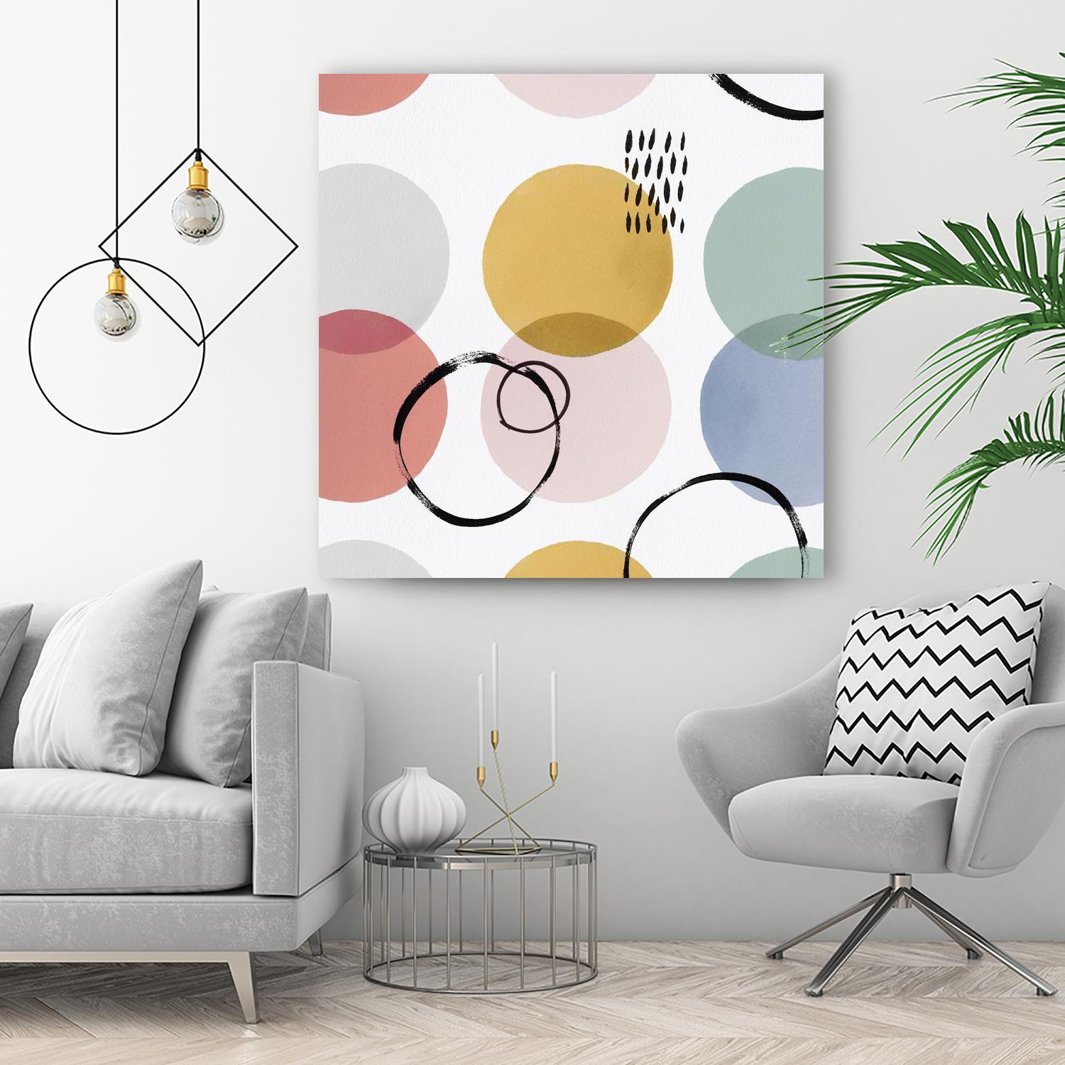 Colour Motion II by Isabelle Z on GIANT ART - pink shapes