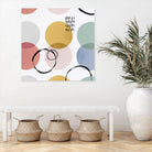 Colour Motion II by Isabelle Z on GIANT ART - pink shapes