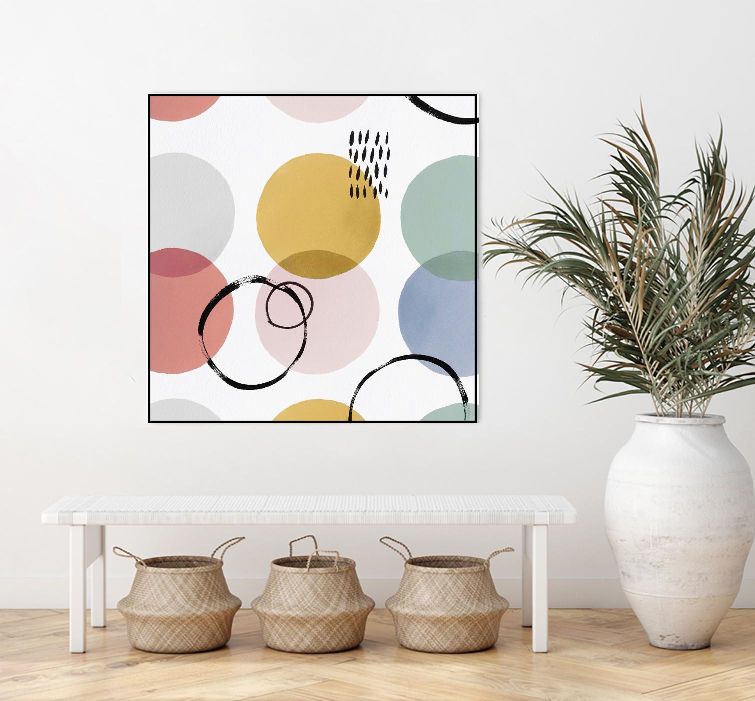 Colour Motion II by Isabelle Z on GIANT ART - red abstract