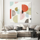 Dot Com I by Isabelle Z on GIANT ART - red abstract