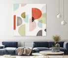 Dot Com I by Isabelle Z on GIANT ART - red abstract