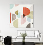 Dot Com I by Isabelle Z on GIANT ART - red abstract
