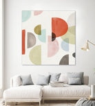 Dot Com I by Isabelle Z on GIANT ART - red abstract