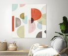 Dot Com I by Isabelle Z on GIANT ART - red abstract