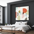 Dot Com I by Isabelle Z on GIANT ART - red abstract