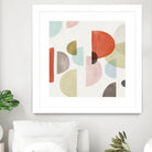 Dot Com I by Isabelle Z on GIANT ART - red abstract