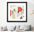 Dot Com I by Isabelle Z on GIANT ART - red abstract