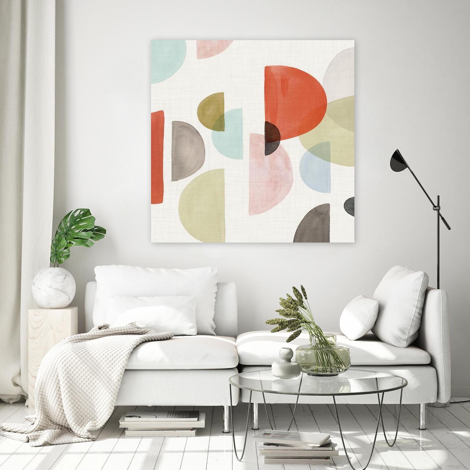 Dot Com I by Isabelle Z on GIANT ART - orange abstract