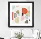 Dot Com I by Isabelle Z on GIANT ART - red abstract