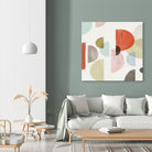 Dot Com I by Isabelle Z on GIANT ART - orange abstract