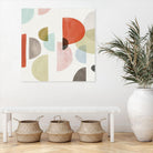 Dot Com I by Isabelle Z on GIANT ART - orange abstract