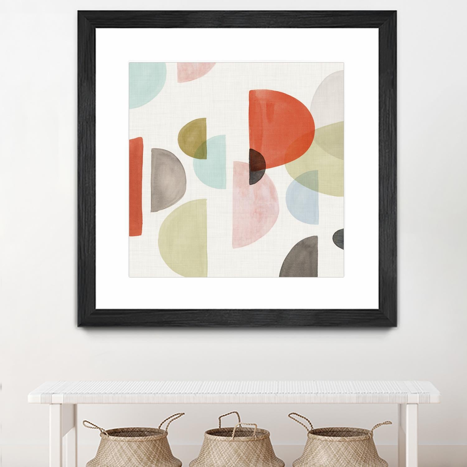 Dot Com I by Isabelle Z on GIANT ART - red abstract