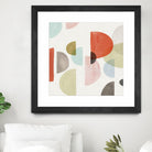 Dot Com I by Isabelle Z on GIANT ART - red abstract