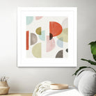 Dot Com I by Isabelle Z on GIANT ART - red abstract