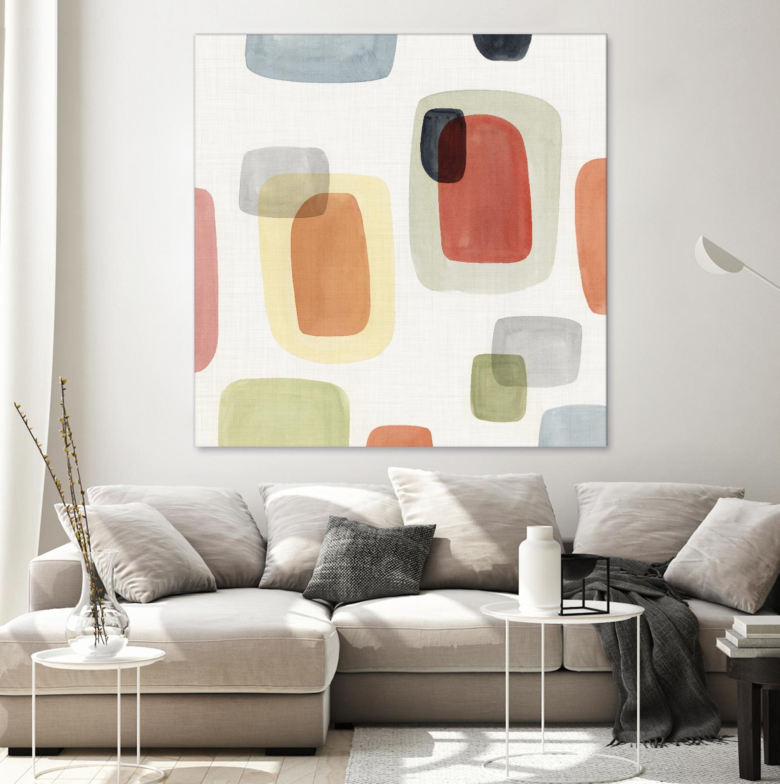 Commerce I by Isabelle Z on GIANT ART - orange abstract