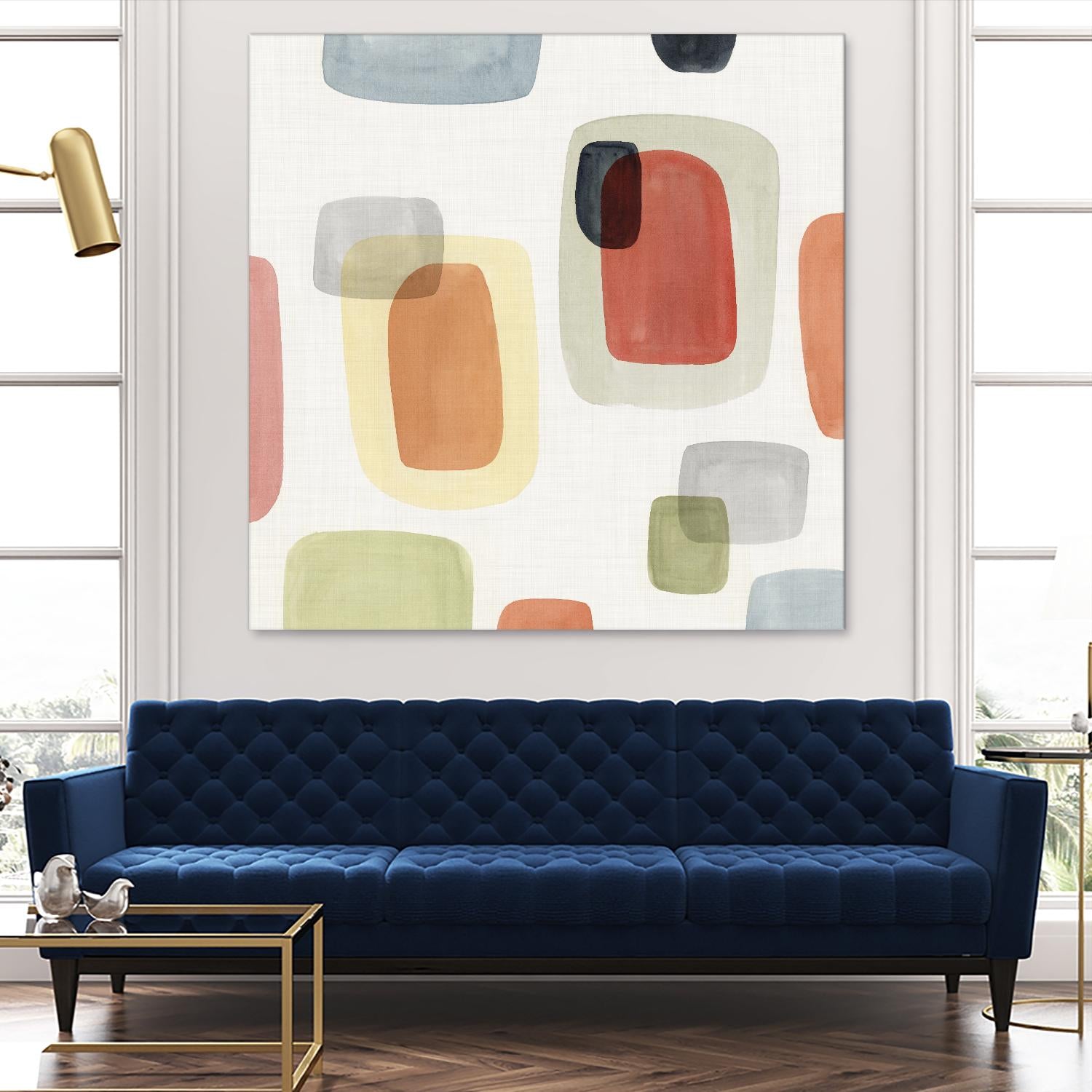 Commerce I by Isabelle Z on GIANT ART - orange abstract