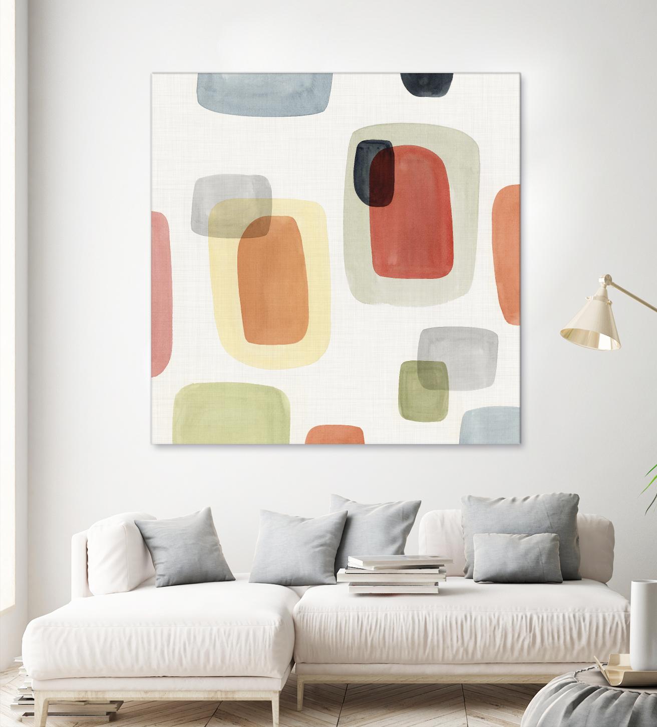 Commerce I by Isabelle Z on GIANT ART - orange abstract