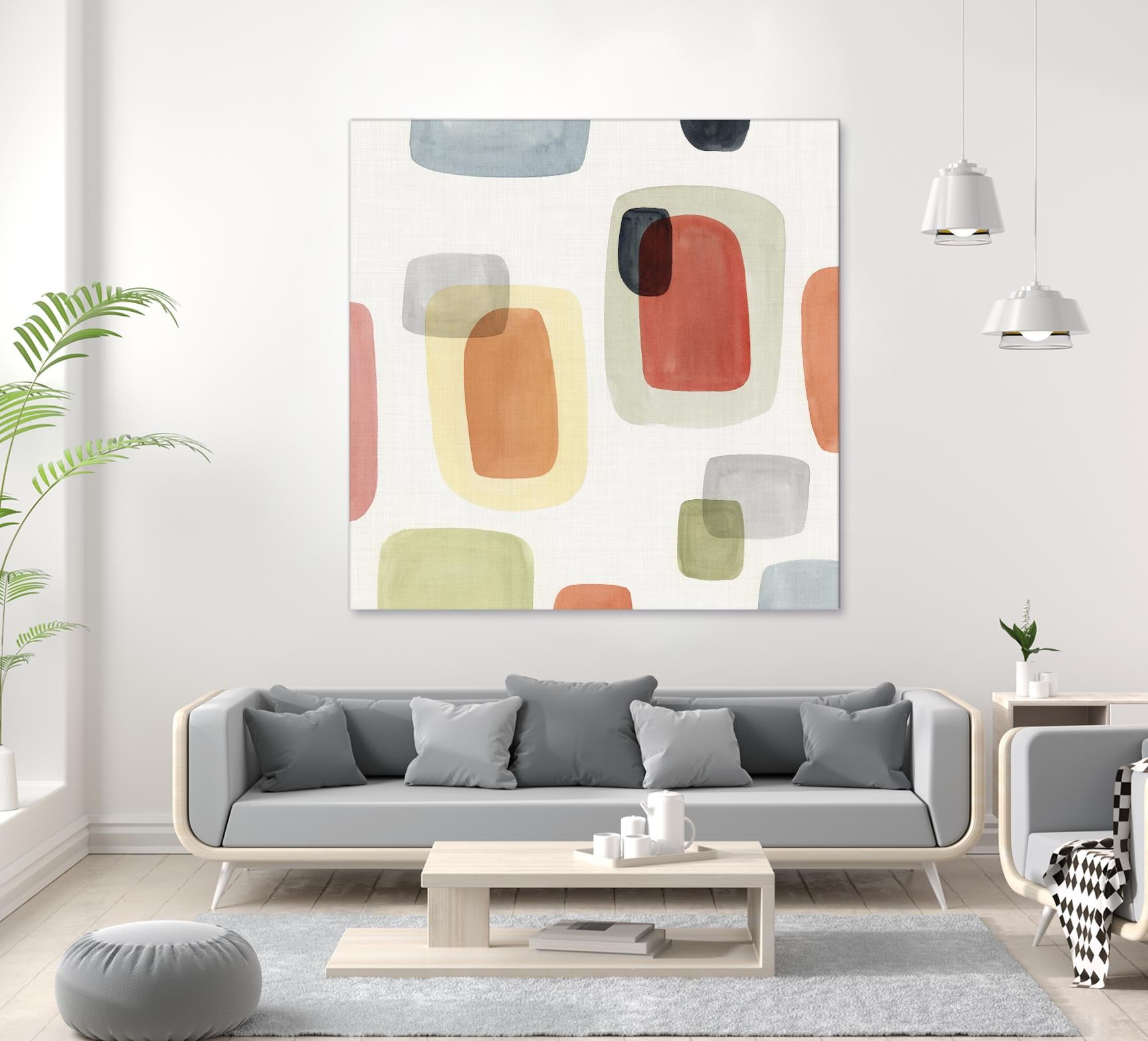Commerce I by Isabelle Z on GIANT ART - orange abstract