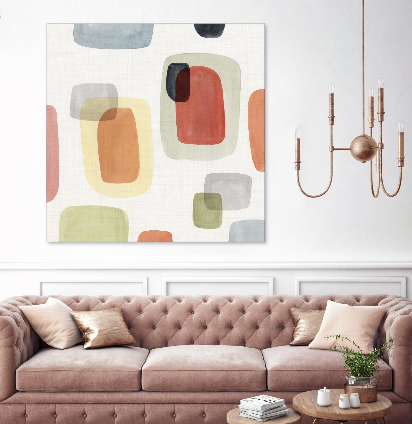 Commerce I by Isabelle Z on GIANT ART - orange abstract