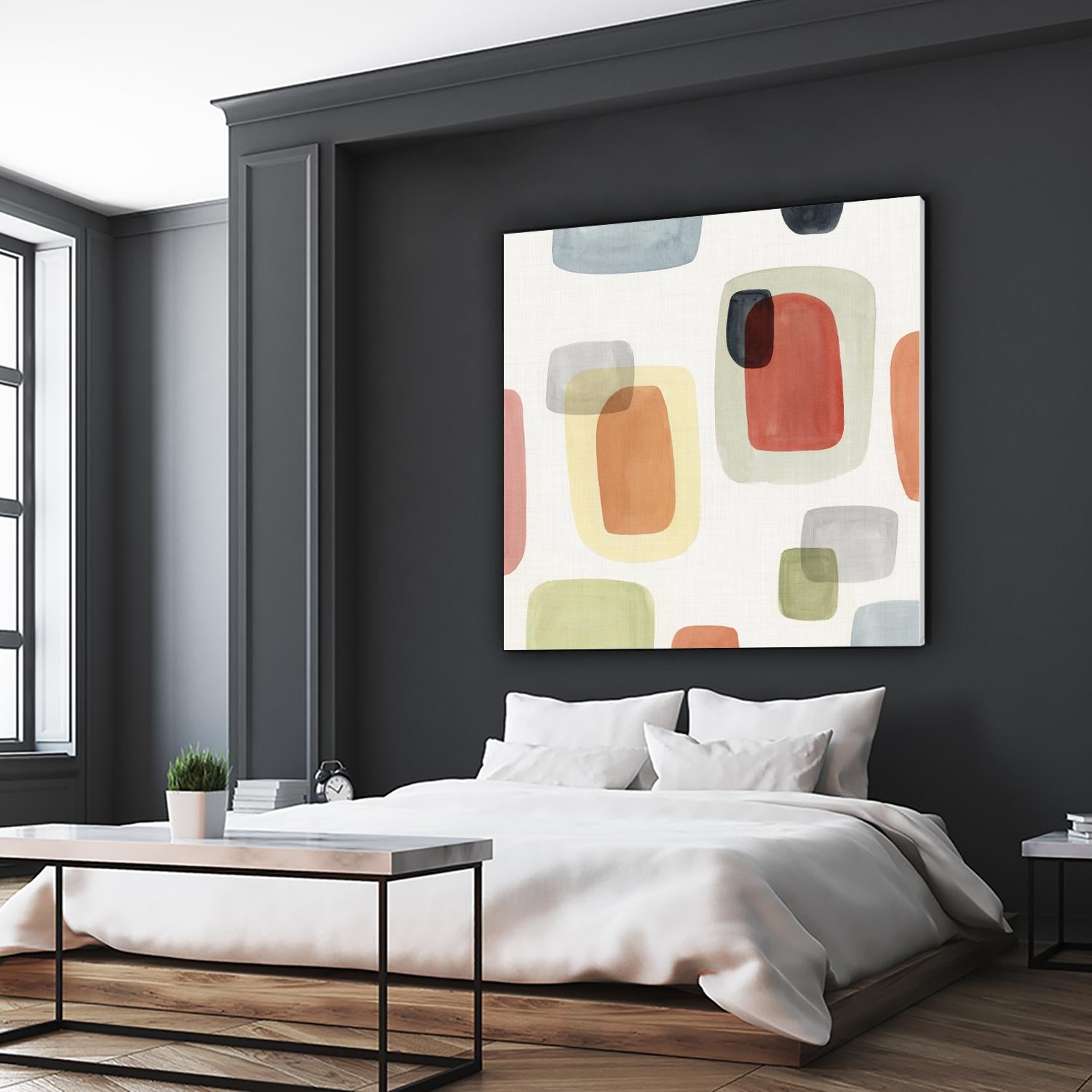 Commerce I by Isabelle Z on GIANT ART - orange abstract