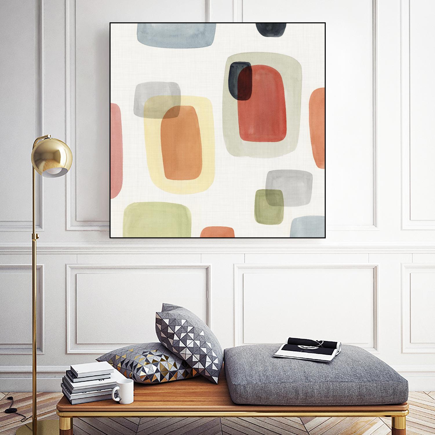 Commerce I by Isabelle Z on GIANT ART - orange abstract