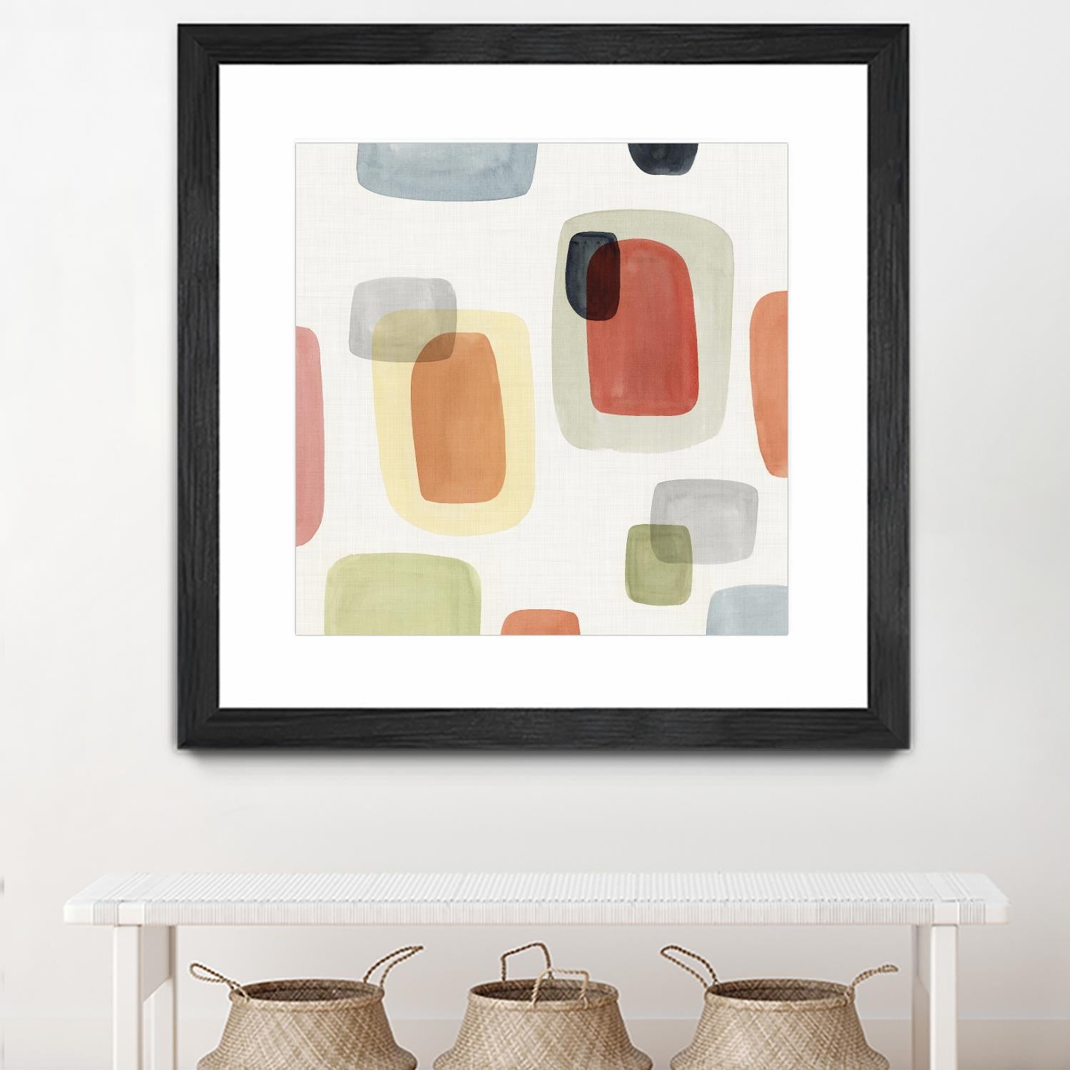 Commerce I by Isabelle Z on GIANT ART - orange abstract