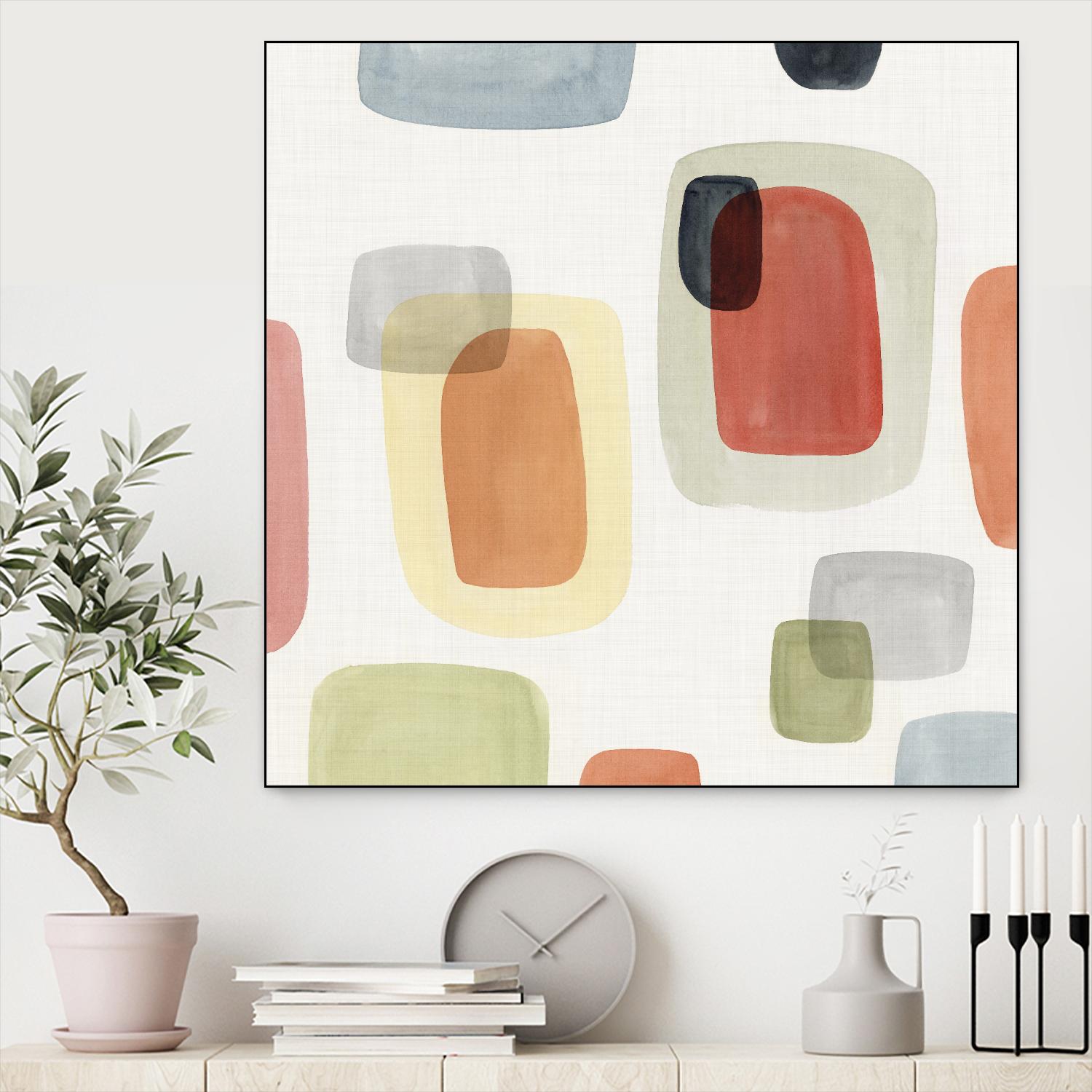 Commerce I by Isabelle Z on GIANT ART - orange abstract