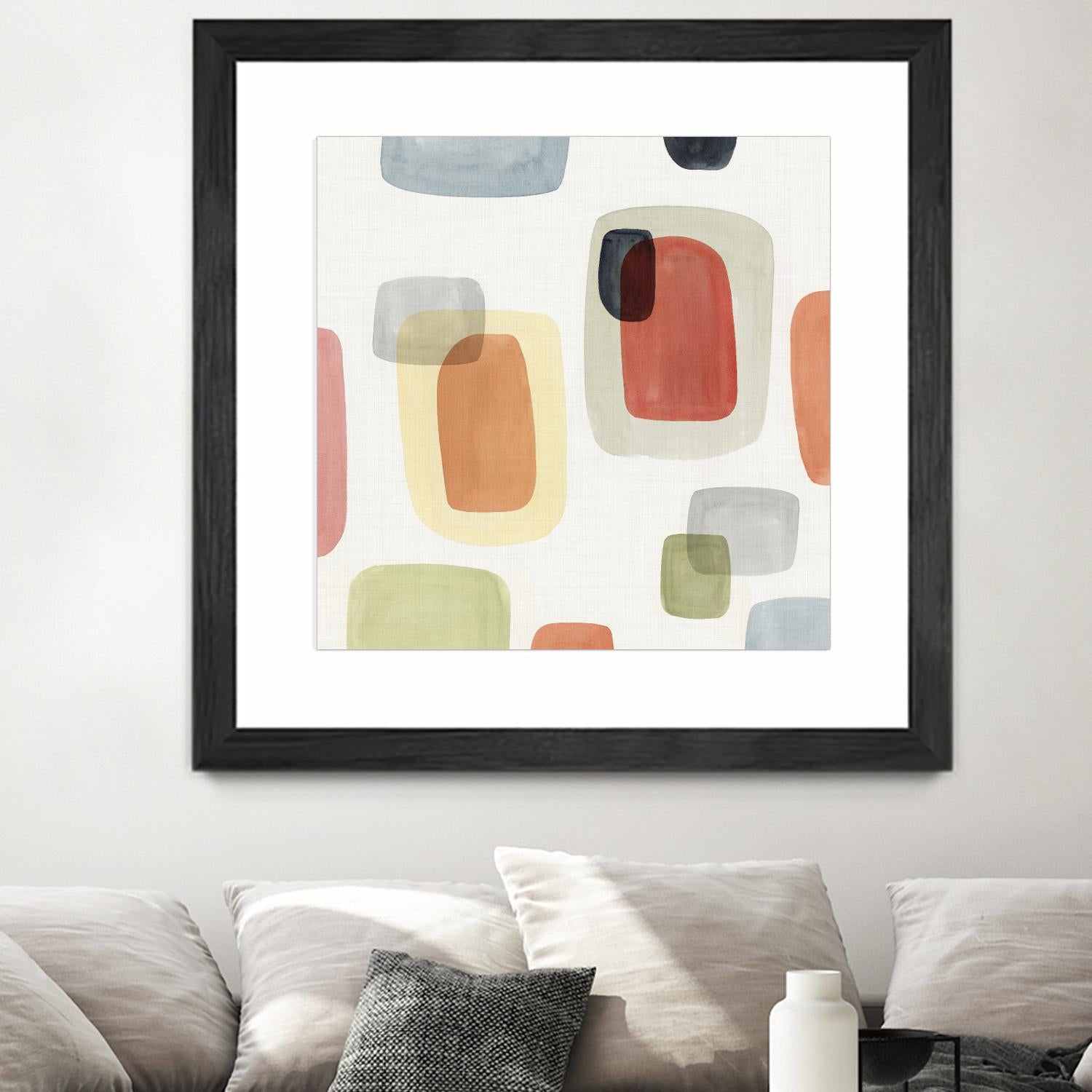 Commerce I by Isabelle Z on GIANT ART - orange abstract