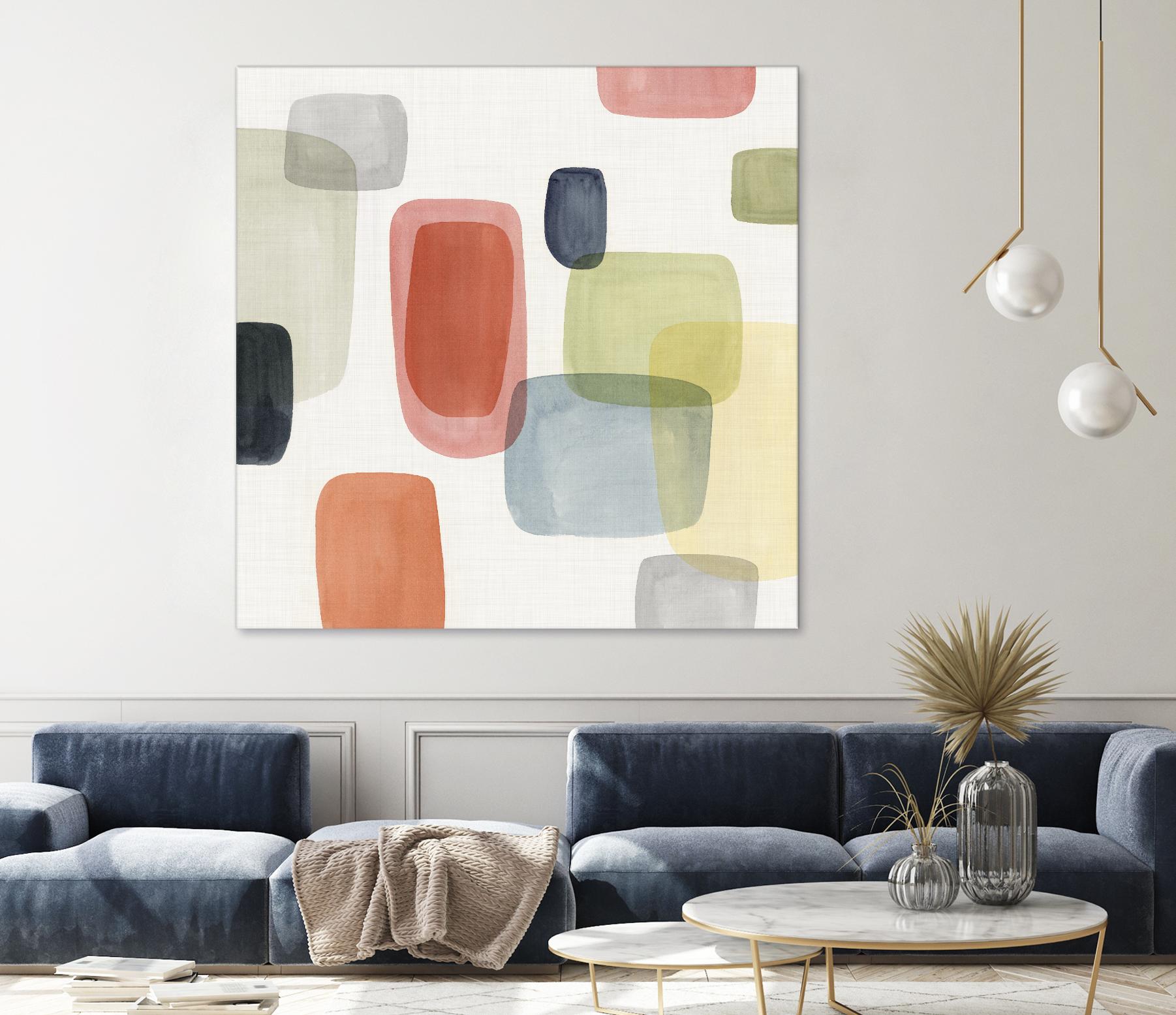 Commerce II by Isabelle Z on GIANT ART - red abstract