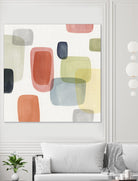 Commerce II by Isabelle Z on GIANT ART - red abstract