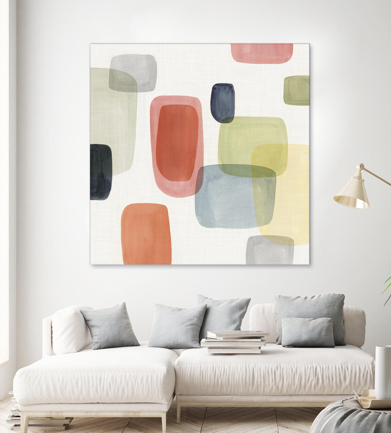 Commerce II by Isabelle Z on GIANT ART - red abstract