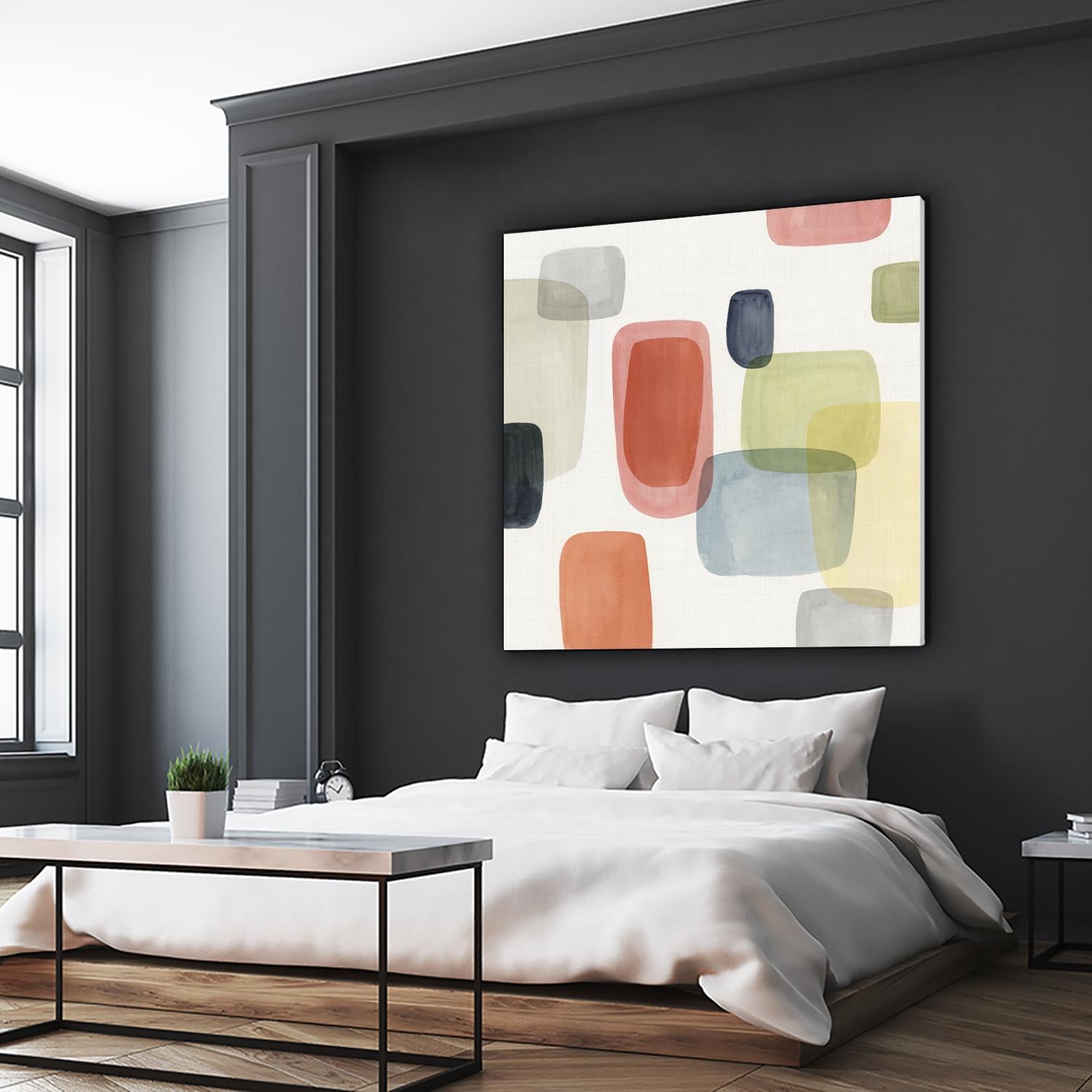 Commerce II by Isabelle Z on GIANT ART - red abstract