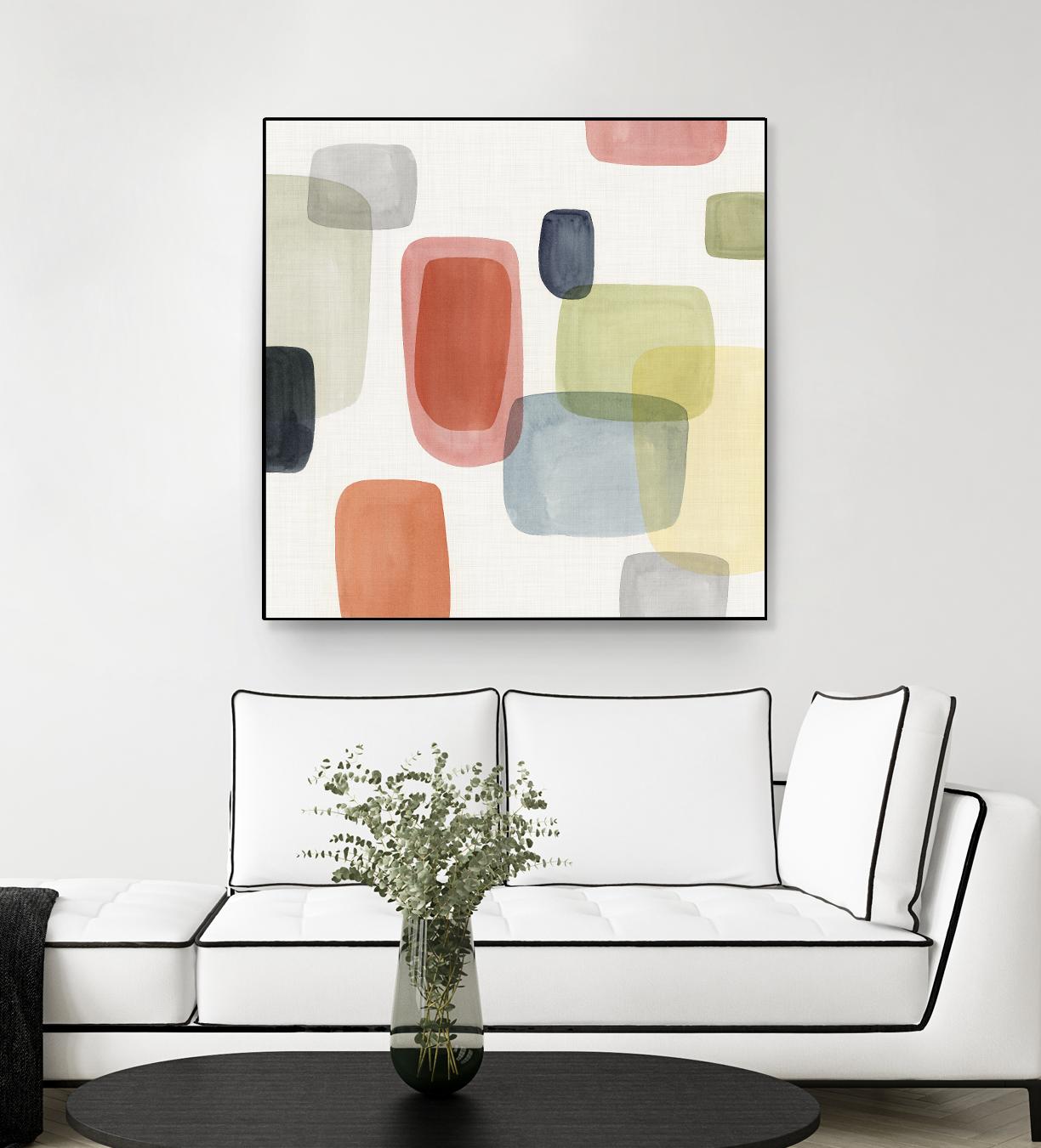 Commerce II by Isabelle Z on GIANT ART - red abstract