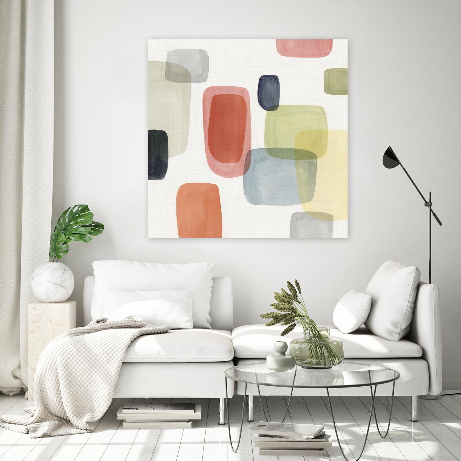 Commerce II by Isabelle Z on GIANT ART - red abstract