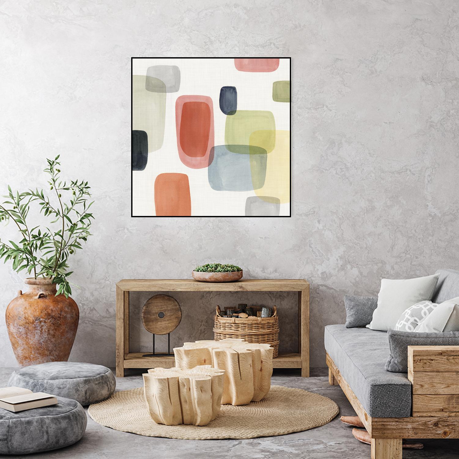 Commerce II by Isabelle Z on GIANT ART - red abstract